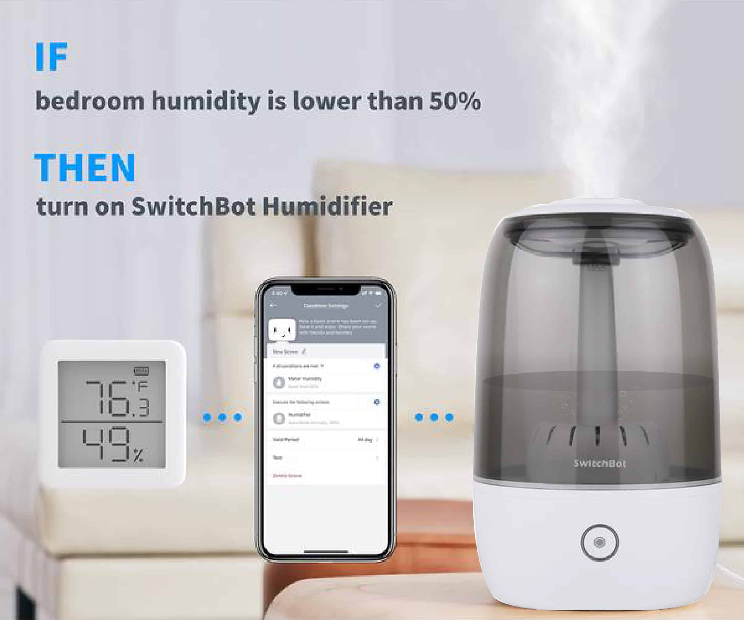 Work with SwitchBot Eco System Voice Control & Home Automation SwitchBot Humidifier