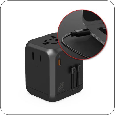 ปลั๊กยูนิเวอร์แซล 30W PD Port + Fast Charge ปลั๊กยูนิเวอร์แซล 30W PD Port + Fast Charge