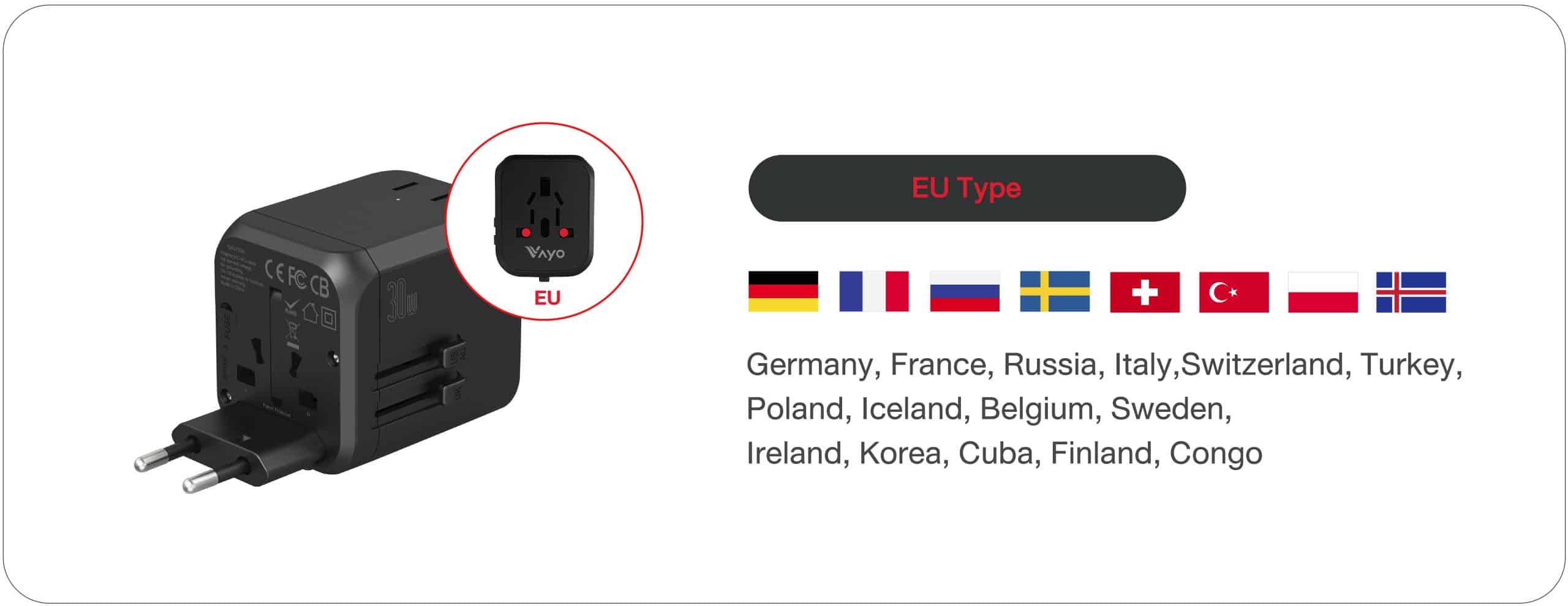 ปลั๊กยูนิเวอร์แซล EU Type