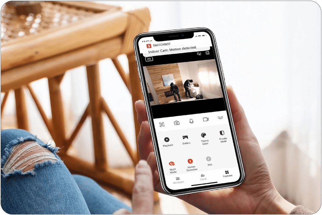 Smart Indoor Cam notifications